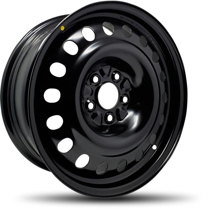 DTD - Steel - Black - Gloss Black - 17" x 7", 42 Offset, 5x114.3 (Bolt pattern), 64,10mm HUB