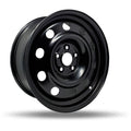 DTD - Steel - Black - Gloss Black - 17" x 7.5", 44 Offset, 5x114.3 (Bolt pattern), 63,40mm HUB