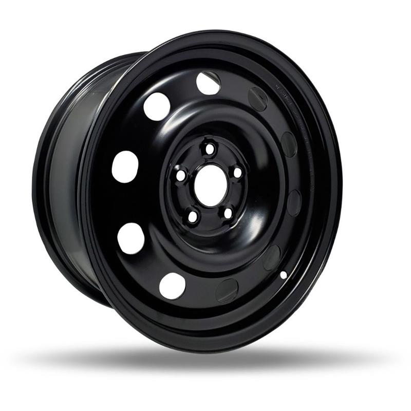 DTD - Steel - Black - Gloss Black - 17" x 7.5", 44 Offset, 5x114.3 (Bolt pattern), 63,40mm HUB