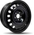 DTD - Steel - Black - Gloss Black - 17" x 7", 42 Offset, 5x114.3 (Bolt pattern), 66,10mm HUB