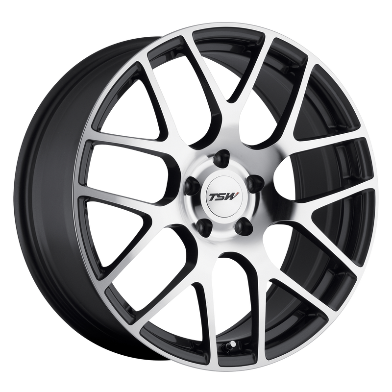 TSW Wheels - NURBURGRING - Gunmetal - GUNMETAL W/ MIRROR CUT FACE - 17" x 8", 35 Offset, 5x114.3 (Bolt Pattern), 76.1mm HUB
