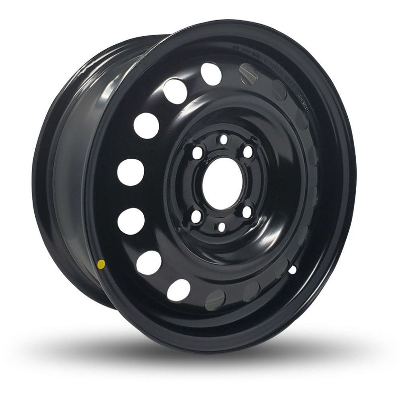 DTD - Steel - Take-Off - Black - Black - 15" x 6", 45 Offset, 4x114.3 (Bolt Pattern), 67.1mm HUB
