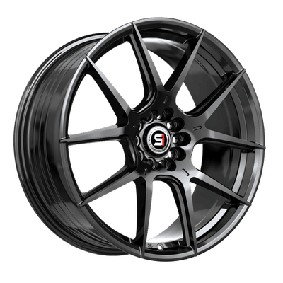 Spec-1 Racing - SP-71 - Black - Gloss Black - 18" x 8", 38 Offset, 5x114.3/120 (Bolt pattern), 73.1mm HUB