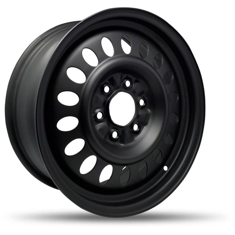 DTD - Steel - Black - Gloss Black - 17" x 7", 51 Offset, 6x127 (Bolt pattern), 78.1mm HUB