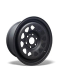 DTD - Steel - Black - Gloss Black - 17" x 8", 24 Offset, 6x139.7 (Bolt pattern), 78,10mm HUB