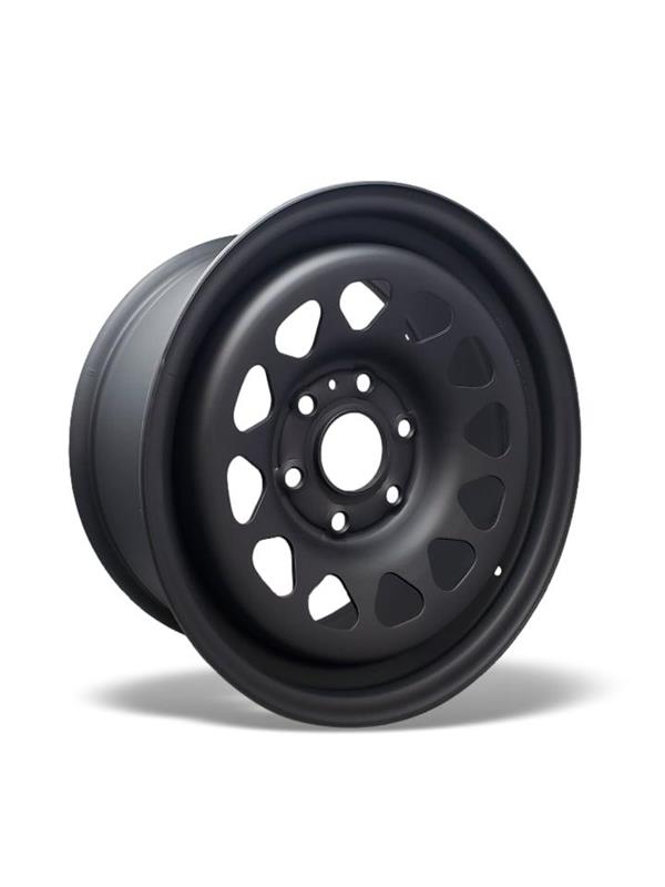 DTD - Steel - Black - Gloss Black - 17" x 8", 24 Offset, 6x139.7 (Bolt pattern), 78,10mm HUB