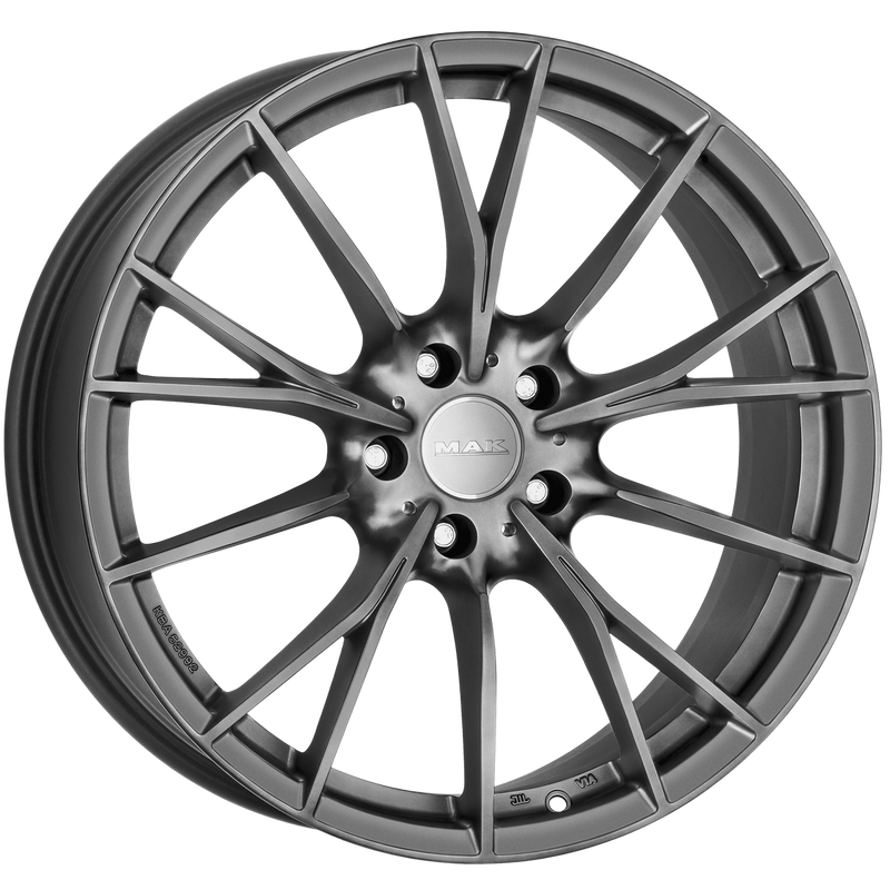 Mak Wheels - FABRIK-D - Silver - M-TITAN - 19" x 9.5", 39 Offset, 5x112 (Bolt Pattern), 66.6mm HUB