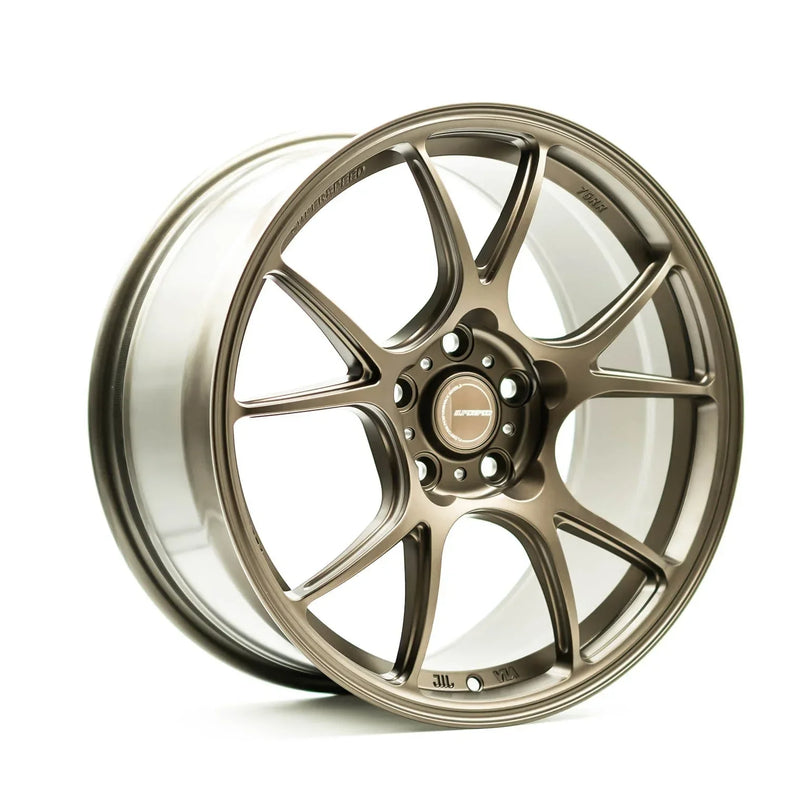 Superspeed - 76RR - Bronze - Satin Bronze - 18" x 9", 42 Offset, 5x100 (Bolt pattern), 73.1mm HUB