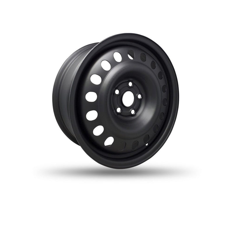 DTD - Steel - Black - Black - 17" x 7", 45 Offset, 5x112 (Bolt Pattern), 66.6mm HUB