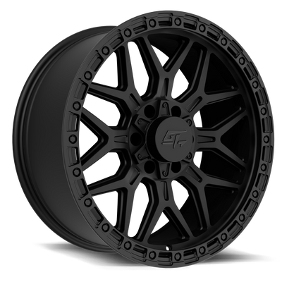 GT Off-Road - Revolt - Black - Matte Black - 18" x 9", 12 Offset, 5x127, 139.7 (Bolt Pattern), 78.1mm HUB