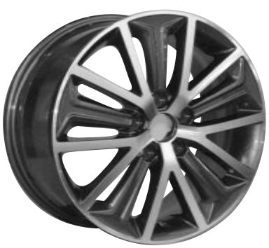 DTD - Replica - Gunmetal - Gunmetal - 18" x 7", 51 Offset, 5x114.3 (Bolt Pattern), 67.1mm HUB