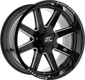GT Off-Road - INVASION - Black - Gloss Black Milled - 24" x 12", -44 Offset, 6x135 (Bolt pattern), 87.10mm HUB