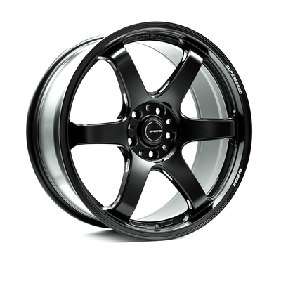 Superspeed - RF06RR - Black - Matt Black - 19" x 8.5", 25 Offset, 5x112 (Bolt Pattern), 67mm HUB