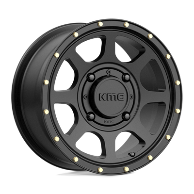 KMC Powersports - KS134 ADDICT 2 - Black - SATIN BLACK - 14" x 7", 38 Offset, 4x137 (Bolt Pattern), 112.1mm HUB