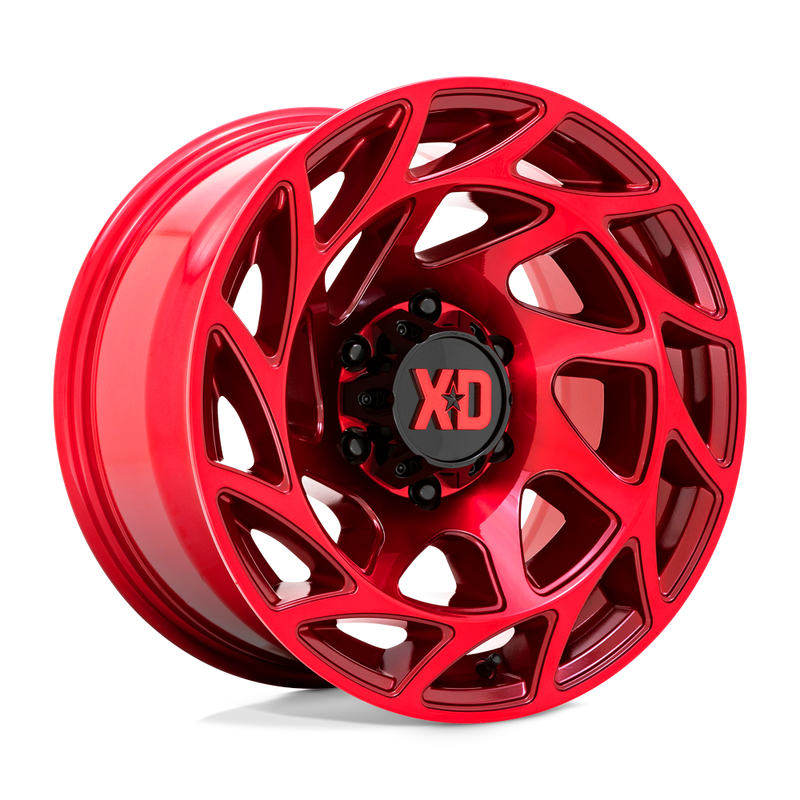 XD Series - XD860 ONSLAUGHT - CANDY RED - 20" x 12", -44 Offset, 6x139.7 (Bolt Pattern), 106.1mm HUB