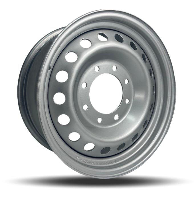 DTD - Steel - Silver - Gloss Silver - 17" x 7.5", 10 Offset, 8x170 (Bolt pattern), 125,10mm HUB