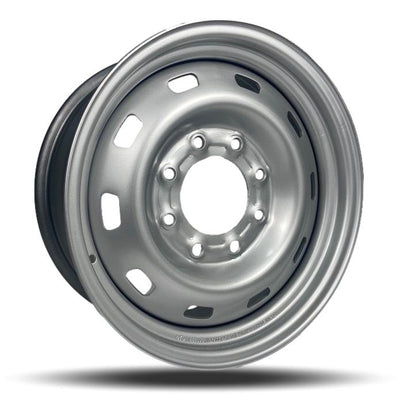 DTD - Steel - Silver - Gloss Silver - 17" x 7.5", 40 Offset, 8x180 (Bolt pattern), 124mm HUB