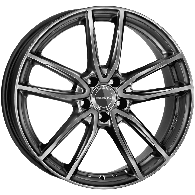 Mak Wheels - EVO - Silver - M-TITAN - 18" x 8", 43 Offset, 5x112 (Bolt Pattern), 66.6mm HUB