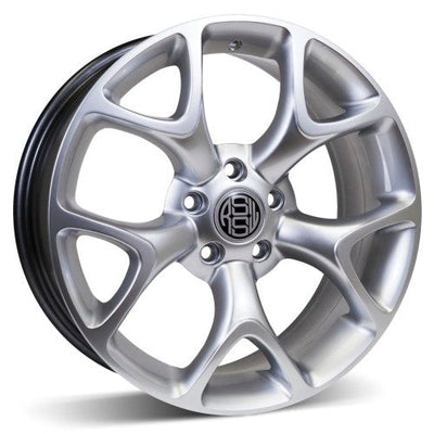 RSSW - Aero - Silver - Hyper silver - 17" x 7", 40 Offset, 5x108 (Bolt Pattern), 63.4mm HUB