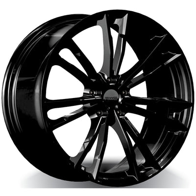 RWC - BM550 - Black - BLACK - 18" x 8", 30 Offset, 5x120 (Bolt Pattern), 72.6mm HUB