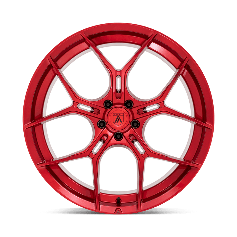 Asanti Black - ABL-37 MONARCH - CANDY RED - 20" x 9", 38 Offset, 5x114.3 (Bolt Pattern), 72.6mm HUB