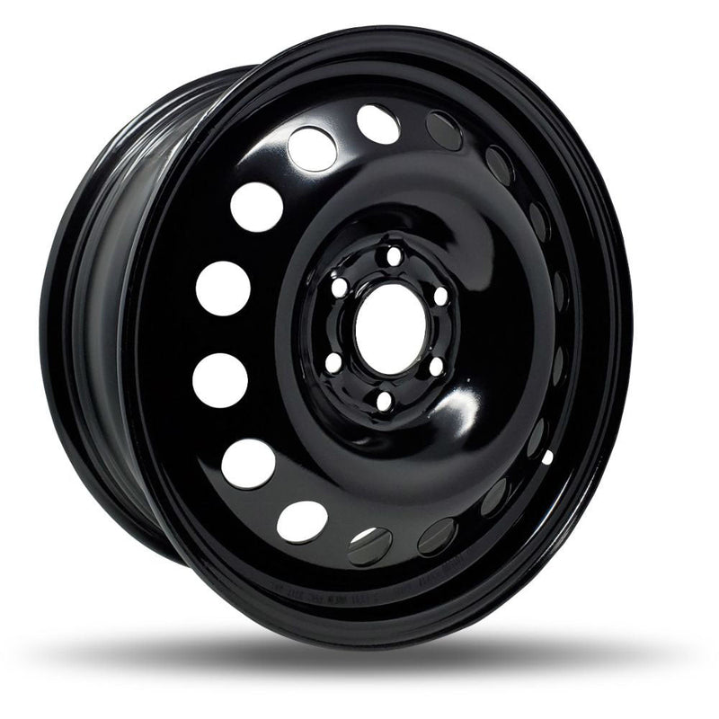 DTD - Steel - Black - Black - 17" x 6.5", 51 Offset, 6x115 (Bolt Pattern), 70.3mm HUB