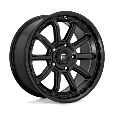 Fuel - D689 TORQUE - Black - MATTE BLACK - 17" x 9", -12 Offset, 6x139.7 (Bolt Pattern), 106.1mm HUB