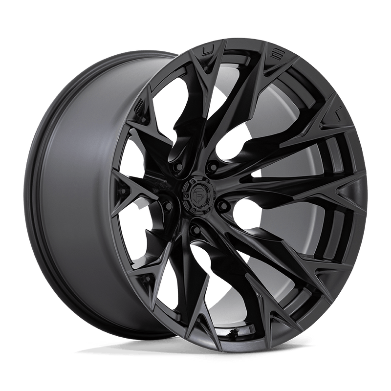 Fuel - D804 FLAME - Black - BLACKOUT - 22" x 12", -44 Offset, 5x127 (Bolt Pattern), 71.5mm HUB
