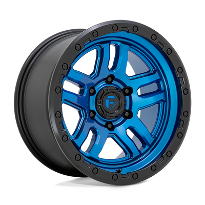 Fuel - D790 AMMO - BLUE WITH BLACK LIP - 20" x 10", -18 Offset, 6x135 (Bolt Pattern), 87.1mm HUB