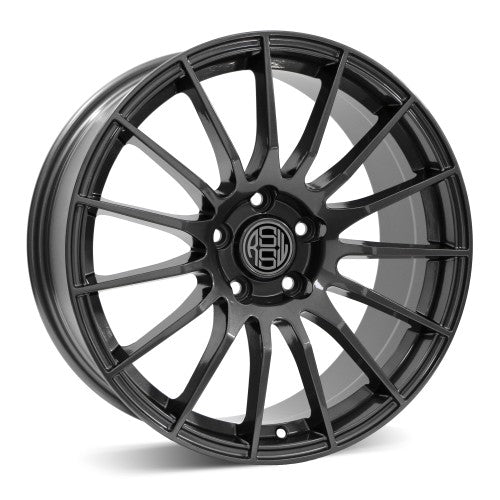 RSSW - Spirit - Gunmetal - Graphite - 16" x 6.5", 40 Offset, 5x100 (Bolt Pattern), 73.1mm HUB