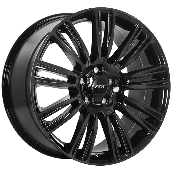 ART - Replica 152 - Black - Gloss Black - 20" x 9.5", 45 Offset, 5x108 (Bolt Pattern), 63.4mm HUB