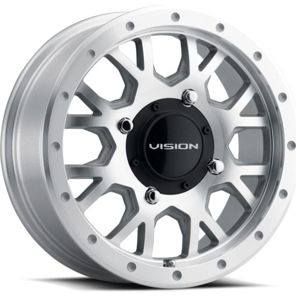 Vision Wheel ATV - GV8 INVADER - Polished - MACHINED - 15" x 6", 38 Offset, 4x156 (Bolt Pattern), 131.1mm HUB