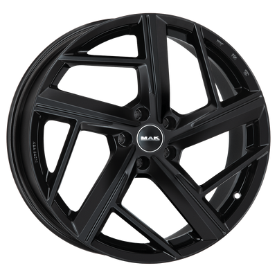 Mak Wheels - QVATTRO - Black - GLOSS BLACK - 20" x 9", 42 Offset, 5x112 (Bolt Pattern), 57.1mm HUB