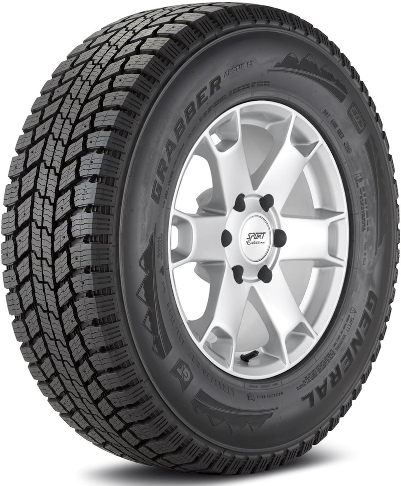 General Tire - Grabber Arctic LT - LT245/75R17 10/E 121R BSW