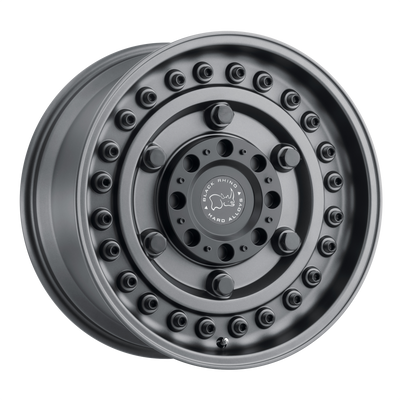 Black Rhino - ARMORY - Black - GUN BLACK - 20" x 9.5", 6 Offset, 6x139.7 (Bolt Pattern), 112.1mm HUB