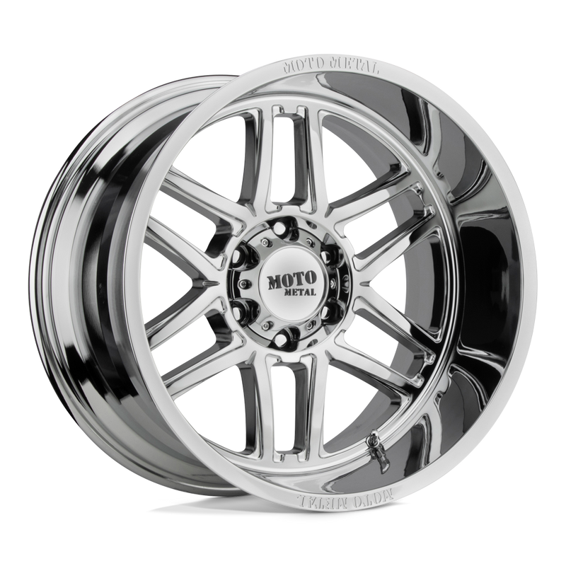 Moto Metal - MO992 FOLSOM - Chrome - CHROME - 20" x 10", -18 Offset, 8x170 (Bolt Pattern), 125.1mm HUB
