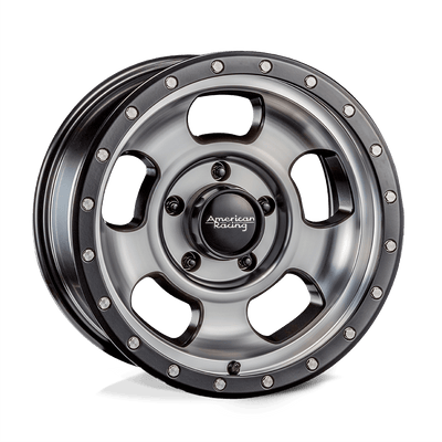 American Racing - AR969 ANSEN OFFROAD - Black - Satin Black Machined - 15" x 8", -19 Offset, 5x139.7 (Bolt Pattern), 108mm HUB
