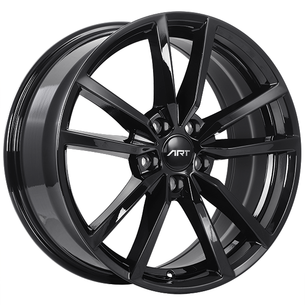 ART - Replica 75 - Black - Gloss Black - 19" x 8", 45 Offset, 5x112 (Bolt Pattern), 57.1mm HUB