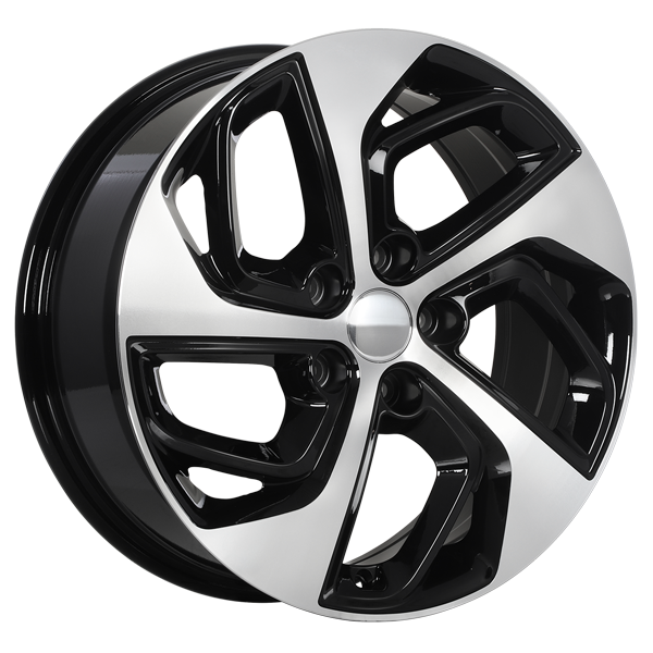 ART - Replica 141 - Black - Gloss Black - Machined Face - 17" x 7", 50 Offset, 5x114.3 (Bolt Pattern), 67.1mm HUB