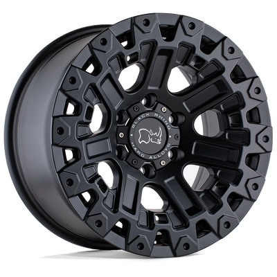 Black Rhino - OZARK - Black - MATTE BLACK - 17" x 9.5", -18 Offset, 6x139.7 (Bolt Pattern), 112.1mm HUB