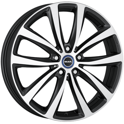 Mak Wheels - WATT - Gunmetal - GUN MET-MIRROR FACE - 19" x 5", 43 Offset, 5x112 (Bolt Pattern), 66.6mm HUB