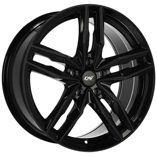 Dai Alloys - Moda - Black - Gloss Black - 16" x 7", 40 Offset, 5x114.3 (Bolt Pattern), 64.1mm HUB