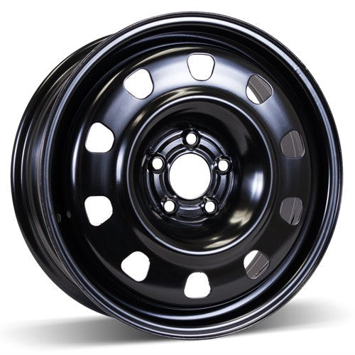 RSSW - Steel - Black - Black - 17" x 6.5", 45 Offset, 5x110 (Bolt Pattern), 65.1mm HUB