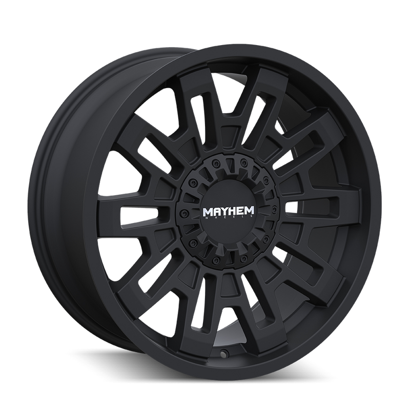 Mayhem - CORTEX - Black - MATTE BLACK - 20" x 10", -19 Offset, 6x135/139.7 (Bolt Pattern), 106mm HUB