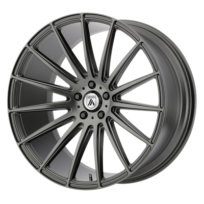 Asanti Black - ABL-14 POLARIS - Gunmetal - MATTE GRAPHITE - 19" x 8.5", 38 Offset, 5x114.3 (Bolt Pattern), 72.56mm HUB