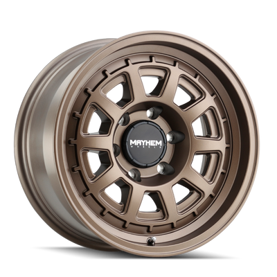 Mayhem - VOYAGER - Bronze - DARK BRONZE - 17" x 8.5", 0 Offset, 5x127 (Bolt Pattern), 78.1mm HUB