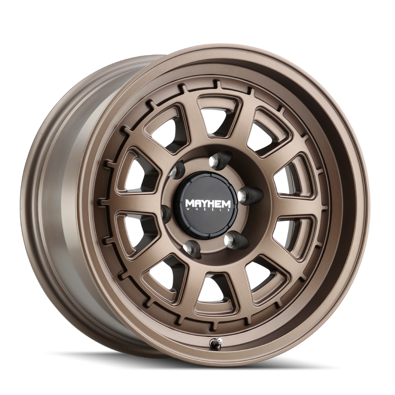 Mayhem - VOYAGER - Bronze - DARK BRONZE - 17" x 8.5", 0 Offset, 5x127 (Bolt Pattern), 78.1mm HUB