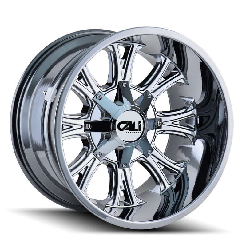 Cali Off-Road - AMERICANA - Chrome - CHROME - 20" x 12", -44 Offset, 5x127/139.7 (Bolt Pattern), 87mm HUB