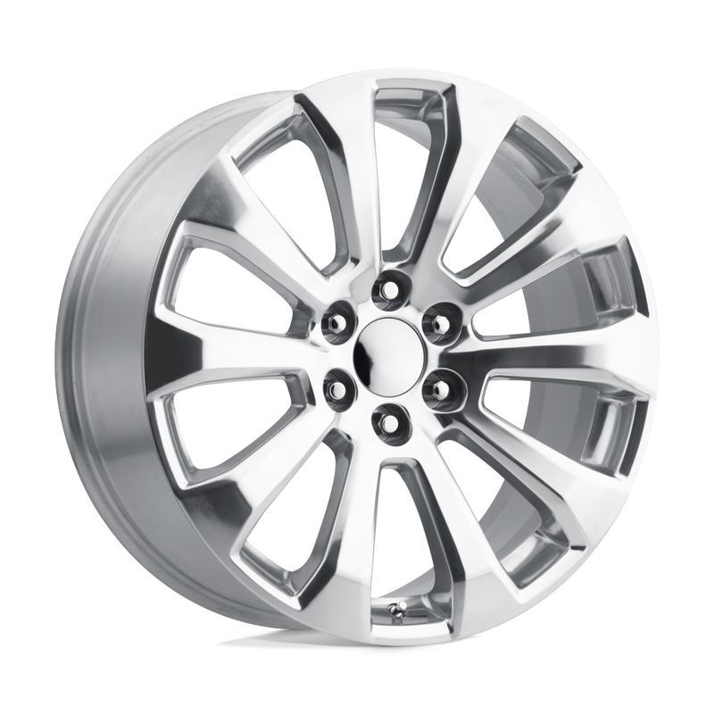 OE Creations - PR204 - Polished - POLISHED WITH CLEAR COAT - 22" x 9", 28 Offset, 6x139.7 (Bolt Pattern), 78.1mm HUB