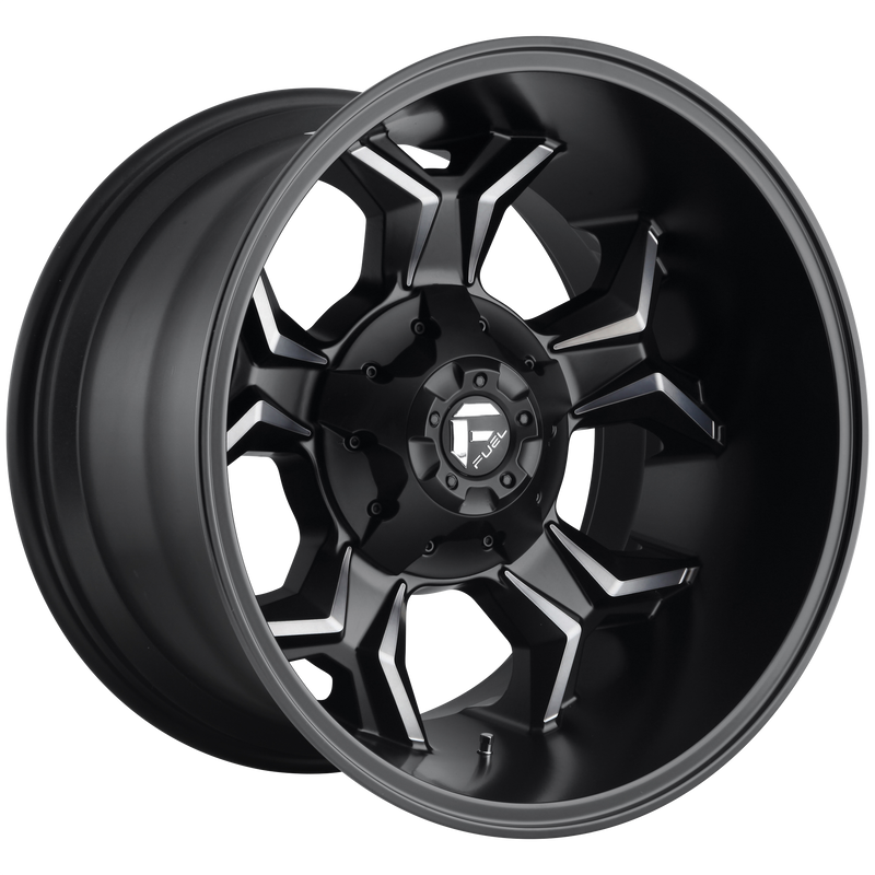 Fuel - D605 AVENGER - Gunmetal - MATTE BLACK DOUBLE DARK TINT - 20" x 10", -18 Offset, 8x165.1 (Bolt Pattern), 125.1mm HUB